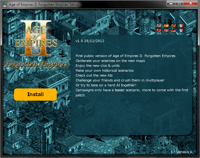Install Forgotten Empires