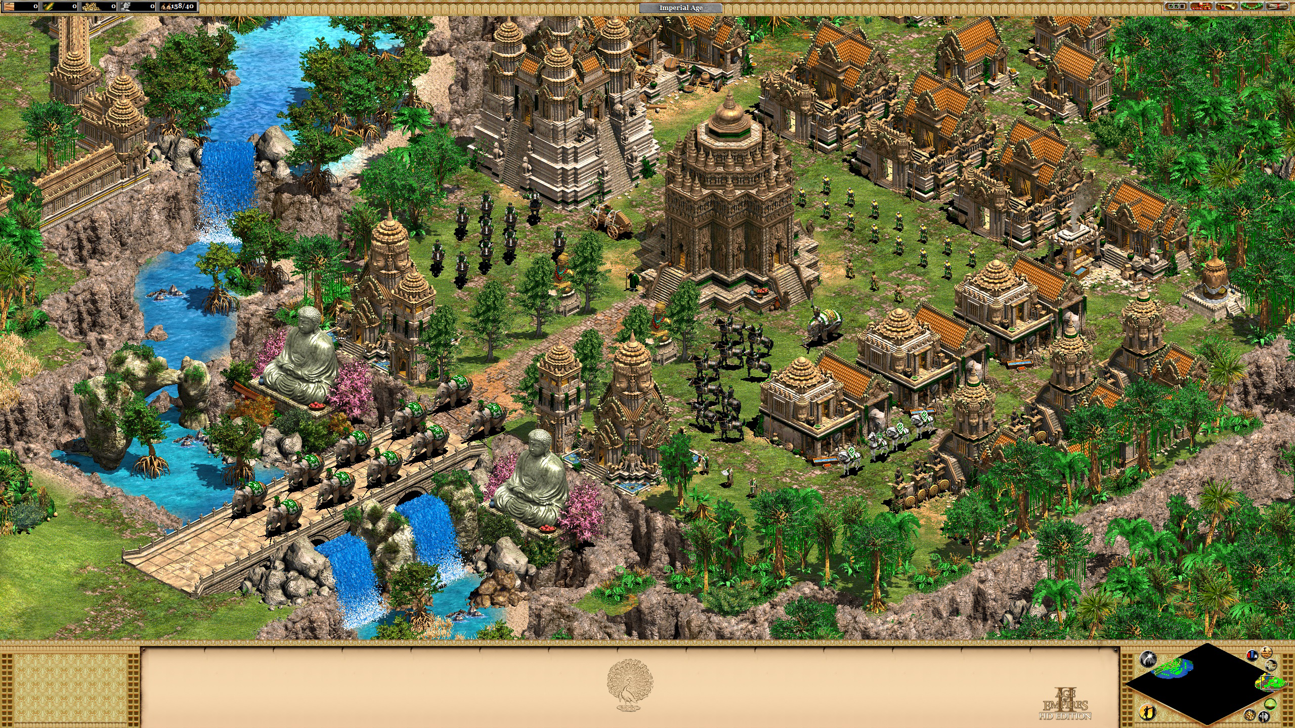 Age of Empires II HD: Rise of the Rajas - Massive Burmese town